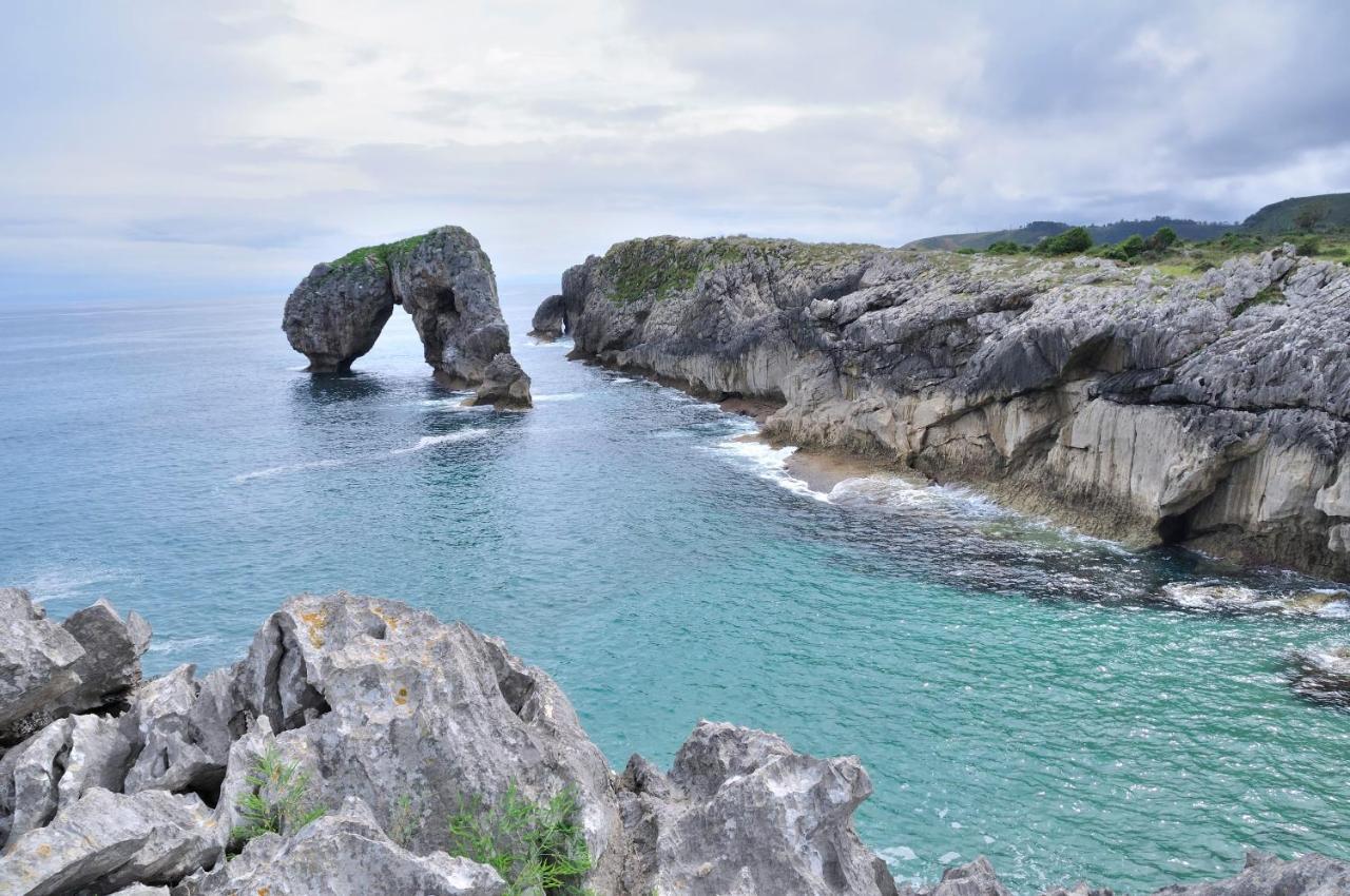 Casa Rural Las Fraguas Llanes, Gulpiyuri, Bufones Kültér fotó